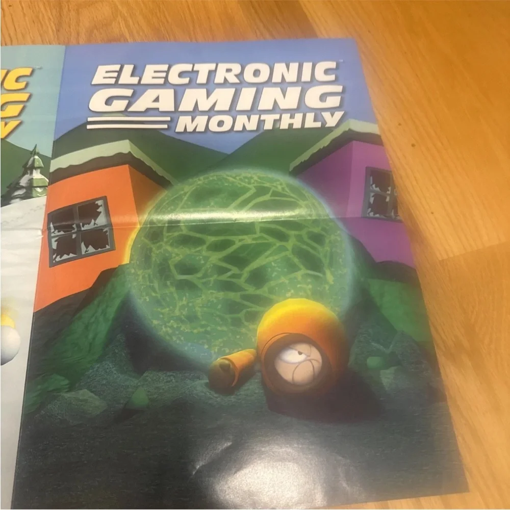 Electronic Gaming Monthly Vintage Poster South Park Video Game Poster